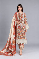 Printed 3-PC DRESS