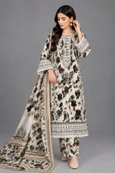 3-pc Kotrai Fabric Embroidary dress