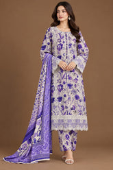 Embroidered 3 pc Dress